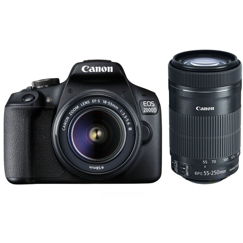 Canon  2000D et 2 optiques